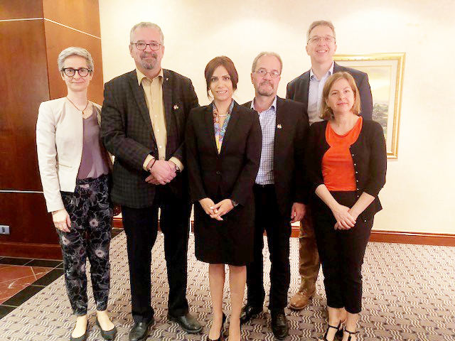 Dr. Erekat with the Canadian Montreal University delegation