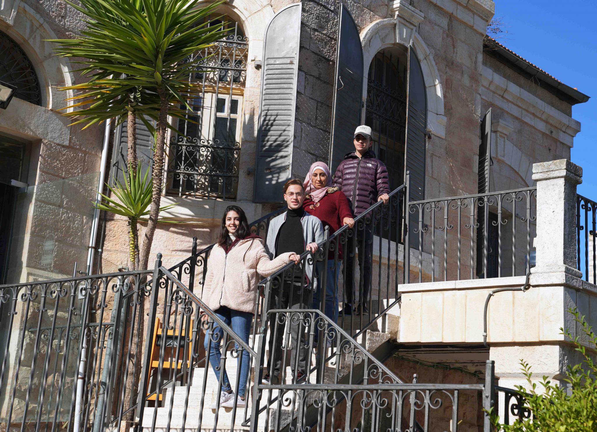 Interior Architecture Students in a Field Trip to Khalil Sakakini Cultural Center