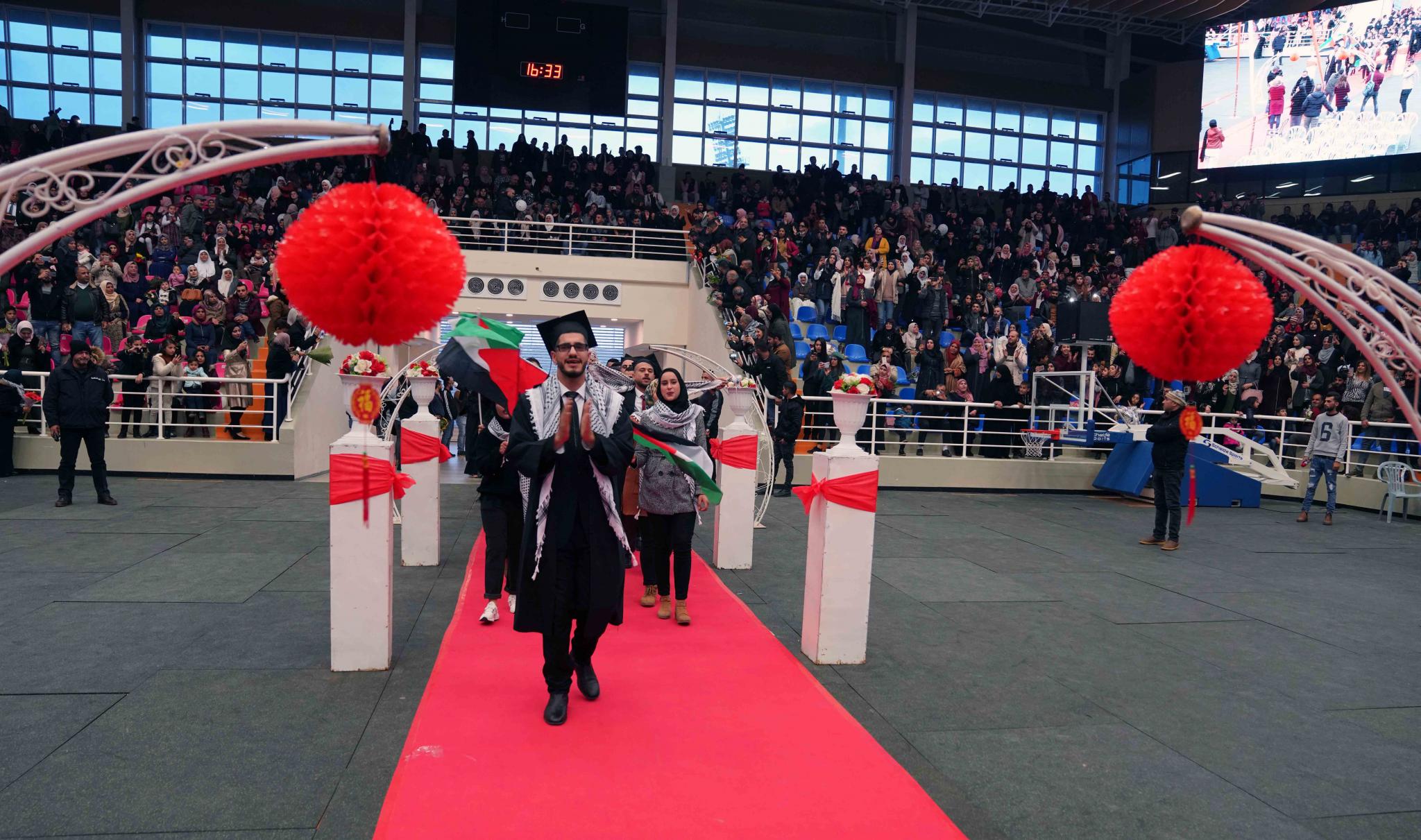 Part of the graduation ceremony