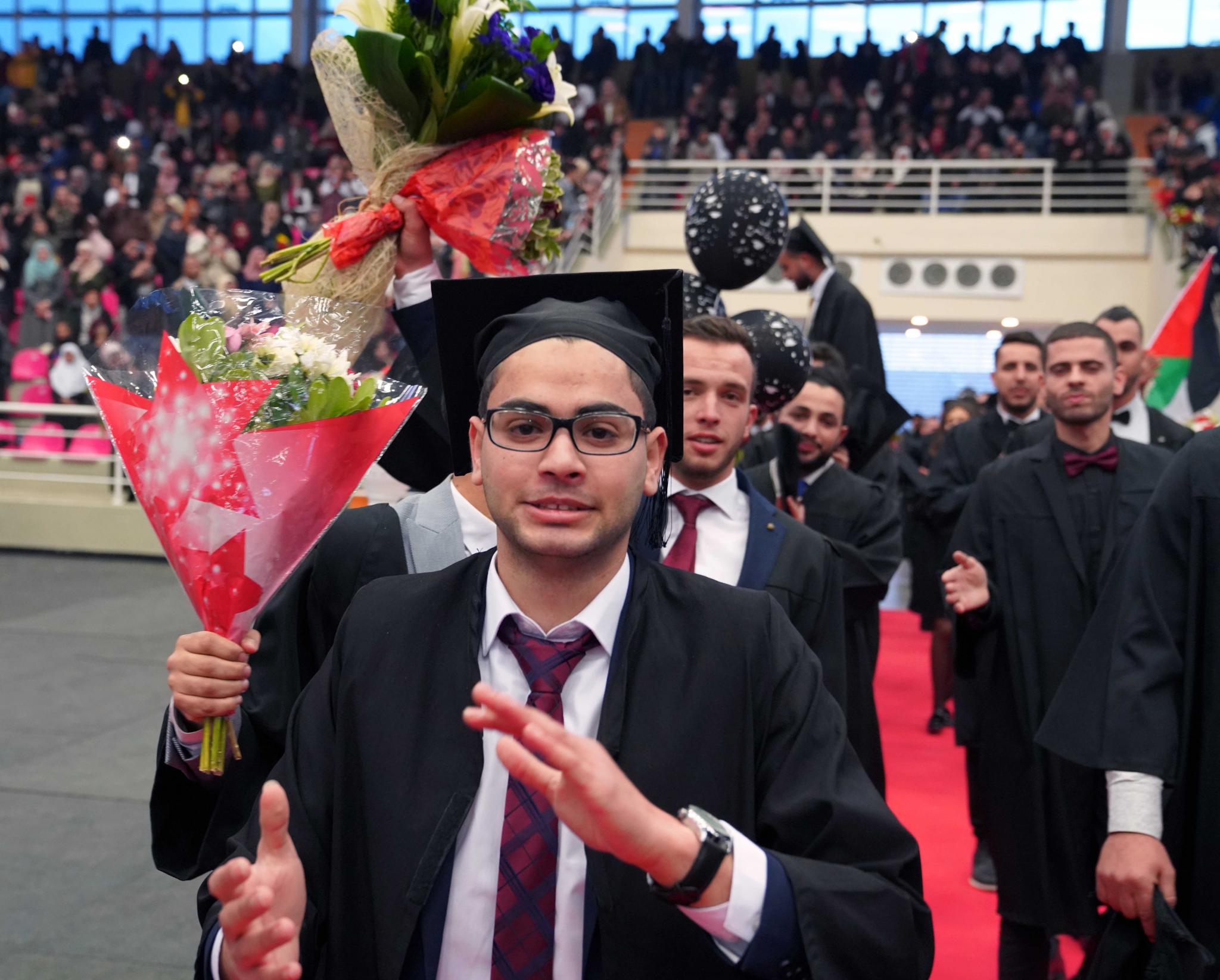 Part of the graduation ceremony