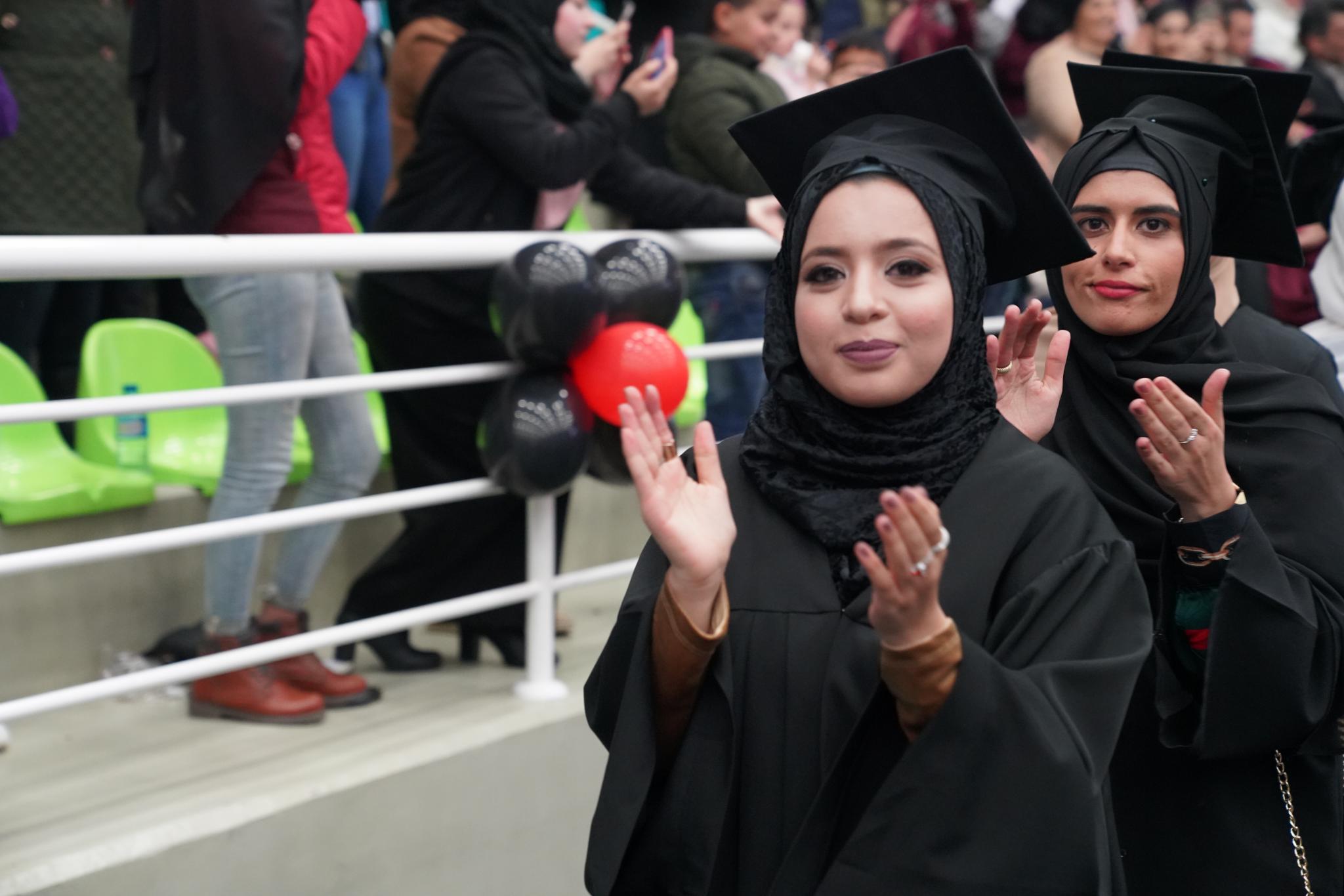 Part of the graduation ceremony