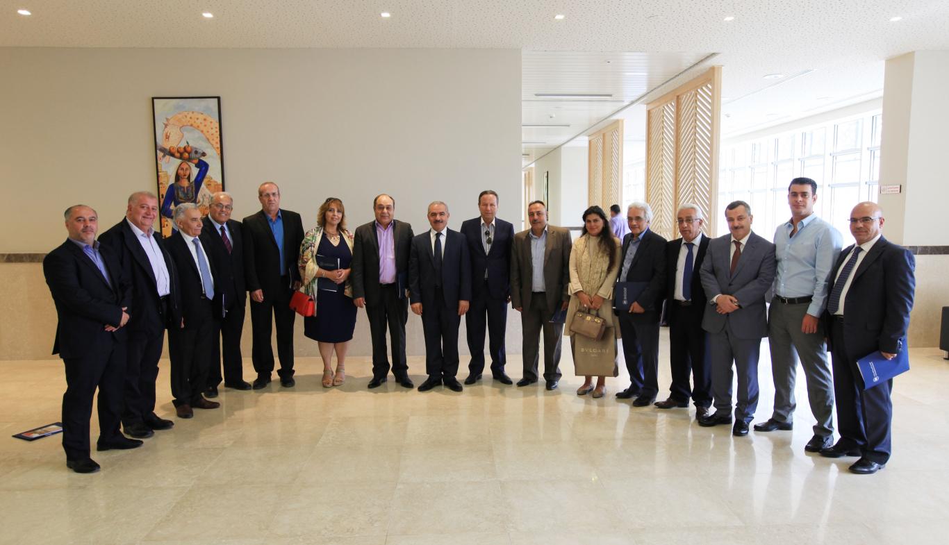 University new Board of Trustees started his 4th Session with a meeting in AAUJ Ramallah campus