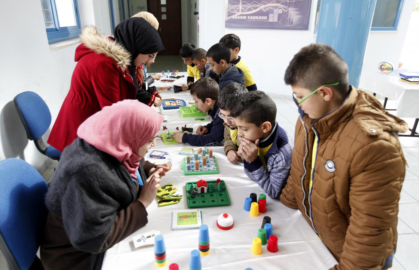 Participating students in the Intelligence Games Exhibition