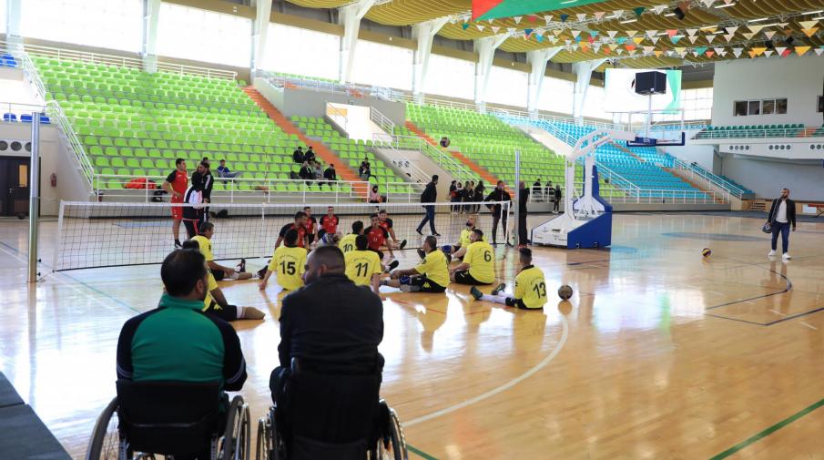 AAUP Hosts Al Mostaqbal Volleyball Team with Special Needs for a Friendly Match