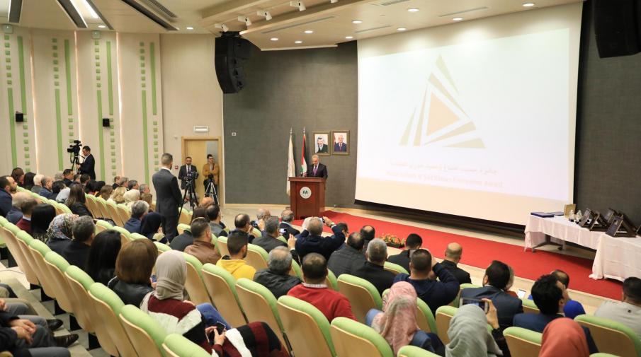 AAUP Hosts the Ceremony of Honoring the Winners of Hassib Al Sabbagh and Sa’id Khoury Awards for Engineering