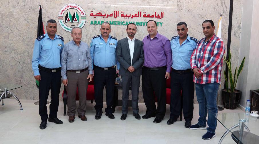 Police of Jenin Governorate visit the University 