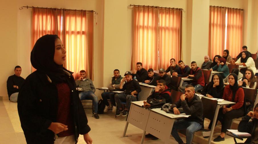 The conclusion of Shashat 11th festival entitled “Let’s Watch a Movie” that was holding the motto of “I am Palestinian” as 20 films were presented with AAUP students attendance.