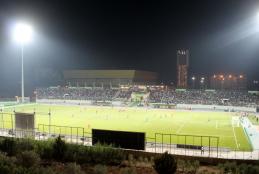 From the match at the Arab American University International Stadium