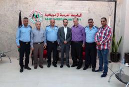 Police of Jenin Governorate visit the University 