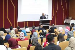 Dr. Nizam Diab speech during the graduation ceremony 