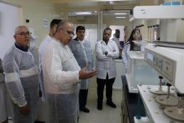 AAUP Pharmacy Students in a Field Trip to Al Quds Pharmaceutical Company in Ramallah