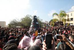 Lighting the Christmas Tree at the University