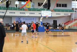 The Trainings of the Palestinian Basketball Team in the Sport Hall in AAUP