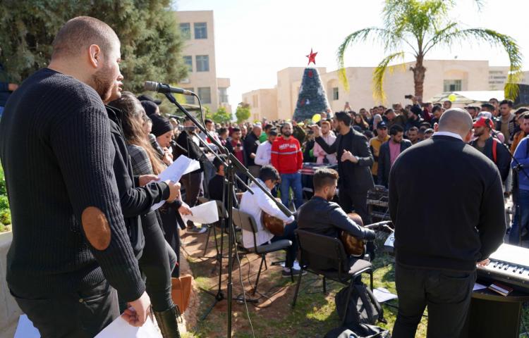 The Ceremony of Lightening the Christmas Tree in AAUP