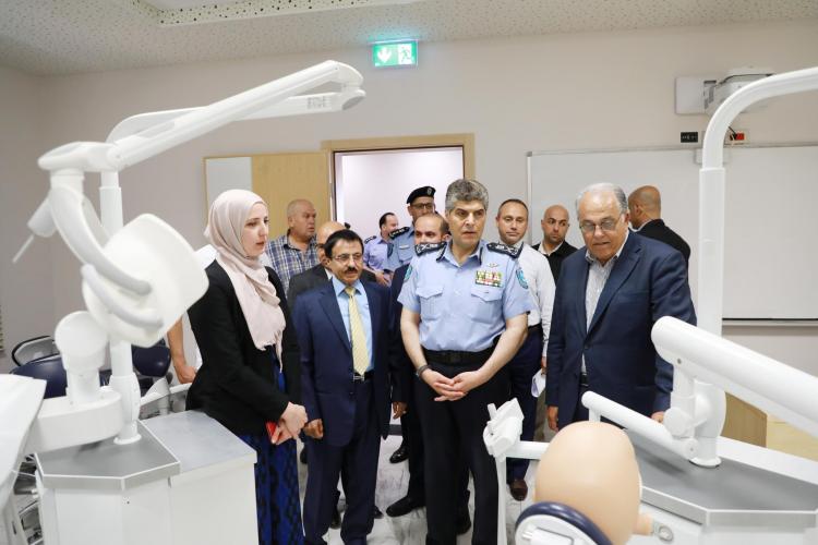 Director General of the Palestinian Police General-Major Hazem Attallah Visits the University Ramallah Campus